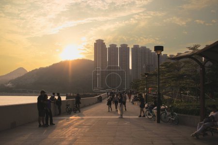 Foto de Tseung Kwan O Waterfront Park, hong kong Oct 15 2023 - Imagen libre de derechos