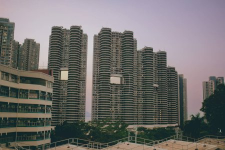 Foto de Residencia en Cyberport, Vida Moderna en Hong Kongs Oct 14 2023 - Imagen libre de derechos