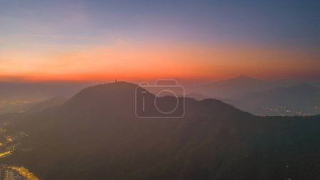 Photo for Photo of Oct 26 2023 Beautiful sunset at Sunset Peak in Autumn - Royalty Free Image