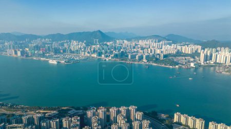 Téléchargez les photos : Hong Kong, où la tradition rencontre la modernité dans un paysage urbain dynamique Oct 23 2023 - en image libre de droit