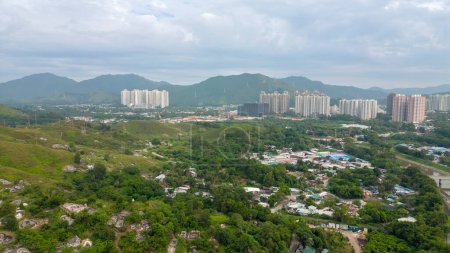 Photo for Shek Wu San Tsuen, A Tranquil Village Oasis in Hong Kong Countryside Oct 22 2023 - Royalty Free Image