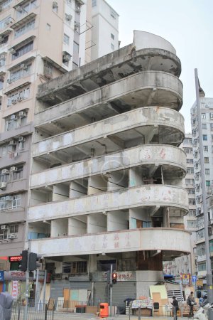 Foto de Viejo apartamento en sham Shui Po, hk Feb 19 2015 - Imagen libre de derechos