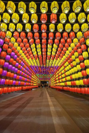 Photo for Oct 4 2023 - Hong Kong: the Lantern Festival at Tung Chung Promenade - Royalty Free Image