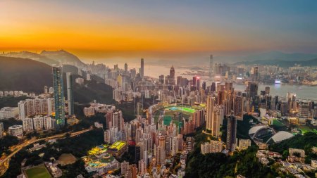Photo for The landscape of Happy Valley in Hong Kong Nov 4 2023 - Royalty Free Image