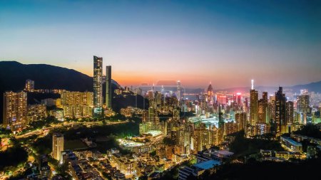 Foto de La zona residencial en Happy Valley, Hong Kong Nov 4 2023 - Imagen libre de derechos
