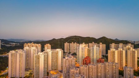 Foto de Nov 18 2023 Hong Kong: Yau Tong, un distrito situado en la parte sureste de Kowloon - Imagen libre de derechos