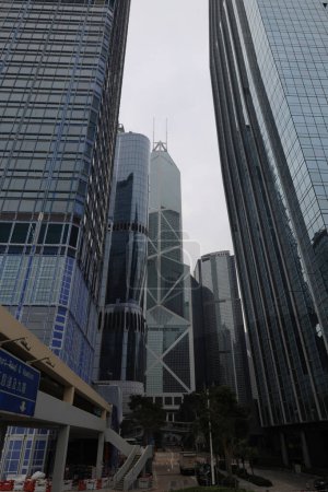 Photo for Dec 2, 2023 - Hong Kong: office buildings at central Hong Kong - Royalty Free Image