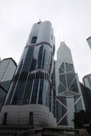 Téléchargez les photos : 2 déc. 2023 - Hong Kong : immeubles de bureaux au centre de Hong Kong - en image libre de droit