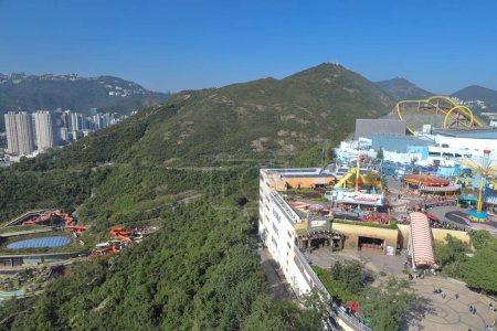 Photo for Nov 18 2023 an Ocean Park, Hong Kong amusement park - Royalty Free Image
