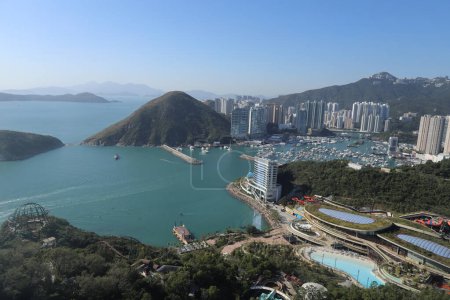 Foto de Ocean park, Distrito Sur de Hong Kong Nov 18 2023 - Imagen libre de derechos