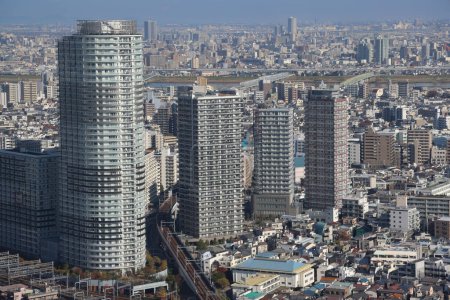 Foto de Tokyo skyline desde la torre. Sumida. Tokio. Japón Nov 30 2023. - Imagen libre de derechos