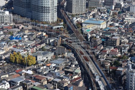 Téléchargez les photos : Tokyo skyline de la tour. Sumida. Tokyo. Le Japon. 30 novembre 2023 - en image libre de droit