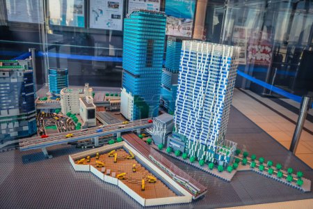Photo for Nov 30 2023 the cityscape model of Shibuya, Tokyo Japan - Royalty Free Image