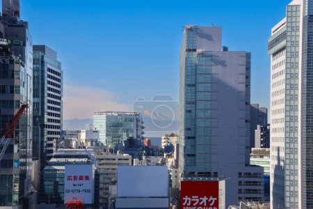 Photo for Nov 30 2023 the cityscape of the Shibuya, Tokyo Japan - Royalty Free Image