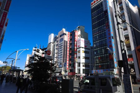 Photo for Tokyo Japan, the cityscape of Ueno hirokoji eki Nov 30 2023 - Royalty Free Image