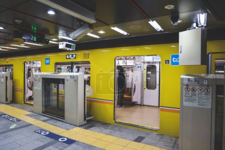 Téléchargez les photos : Tokyo Japon L'image du métro au Japon Nov 30 2023 - en image libre de droit