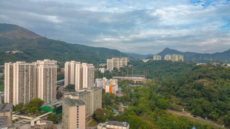 Photo for Dec 22 2023 the residential area Shek Wai Kok Estate, hk - Royalty Free Image