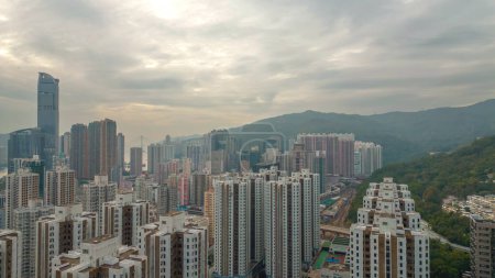 Téléchargez les photos : 22 déc. 2023 Hong Kong, dans le cadre du développement d'une nouvelle zone urbaine - en image libre de droit