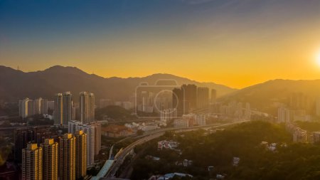 Photo for Dec 24 2023 the tai wan Hong Kong residential district - Royalty Free Image