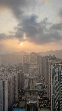 Téléchargez les photos : Le paysage urbain de TKO Town, Hong Kong 1 janv. 2024 - en image libre de droit
