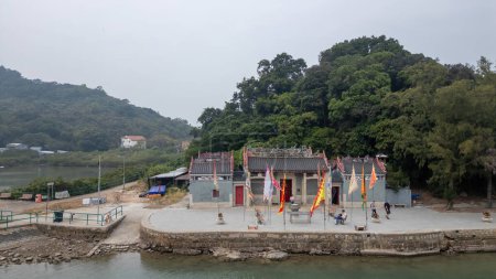 Photo for Dec 30 2023 the coast with Yeung Hau Temple, Tai O - Royalty Free Image