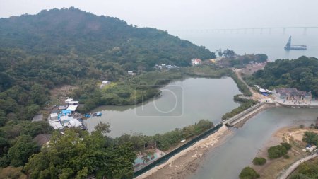 Photo for Dec 30 2023 the nature view near the tai O, hk - Royalty Free Image