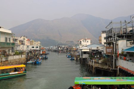 Photo for Dec 30 2023 a Stilt houses in Tai O fishing village - Royalty Free Image