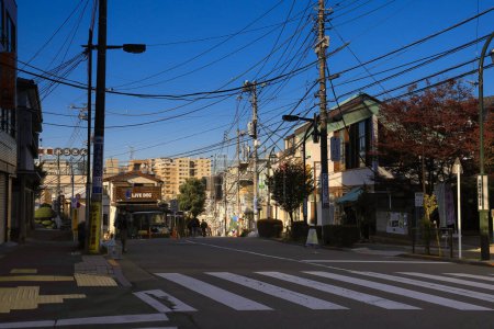 Foto de Nov 29 2023 the landscape of Godenzaka slope, tokyo, japan - Imagen libre de derechos