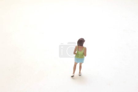Photo for The scale of a model woman figure - Royalty Free Image