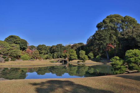 Photo for Nov 29 2023 a beautiful Japanese garden, Rikugi en Gardens - Royalty Free Image