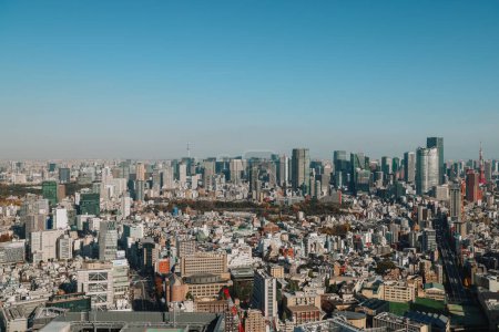 Foto de Nov 29 2023 Un paisaje urbano panorámico en Tokio, Japón - Imagen libre de derechos