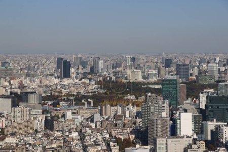 Téléchargez les photos : 29 nov. 2023 Un paysage urbain panoramique à Tokyo, Japon - en image libre de droit