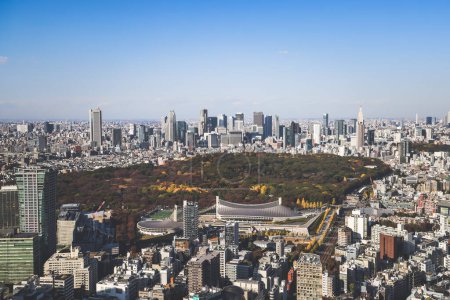 Téléchargez les photos : Nov 29 2023 un paysage urbain de tokyo shinjyuku shibuya meguro - en image libre de droit