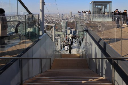 Téléchargez les photos : 29 nov. 2023 un plus grand espace de visionnement sur le toit à Tokyo - en image libre de droit