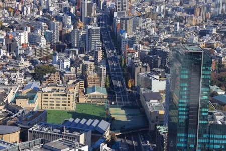 Foto de Nov 29 2023 Ebisu y Shibuya, ciudad central de negocios en Tokio, Japón - Imagen libre de derechos