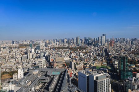 Photo for Nov 29 2023 Tokyo skyline seen from the Shibuya Sky - Royalty Free Image
