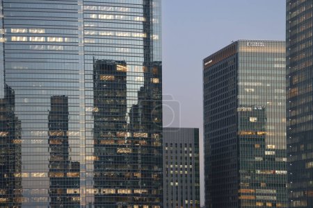 Photo for Nov 29 2023 a Tokyo Marunouchi of Business Buildings, japan - Royalty Free Image