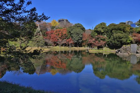Foto de Nov 29 2023 Lugar en el jardín Koishikawa Korakuen, Okayama, Japón. - Imagen libre de derechos