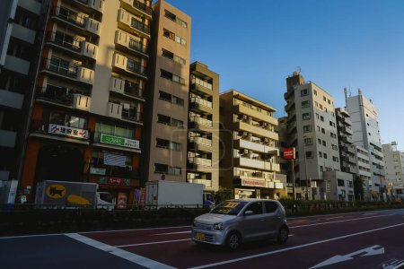 Téléchargez les photos : Bâtiments dans la zone commerciale de Gotanda dans le quartier de Shinagawa Nov 29 2023 - en image libre de droit