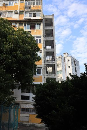 Foto de Jan 7 2024 Tai Hang Sai Estate será demolido y reconstruido - Imagen libre de derechos