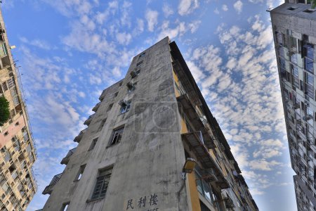 Foto de Jan 7 2024 Tai Hang Sai Estate será demolido y reconstruido - Imagen libre de derechos