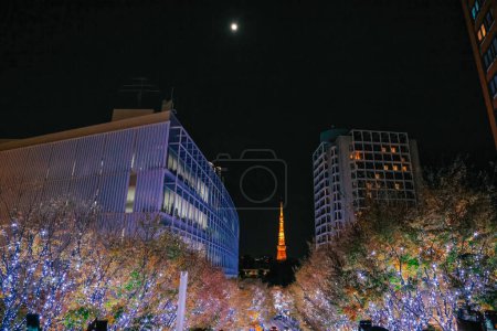 Foto de Nov 28 2023 las Roppongi Hills Keyakizaka Street Iluminaciones de Navidad - Imagen libre de derechos