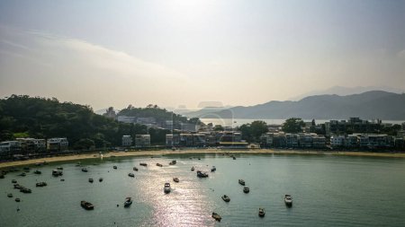 Foto de Jan 6 2024 vista de la playa de Tung Wan en Hong Kong - Imagen libre de derechos