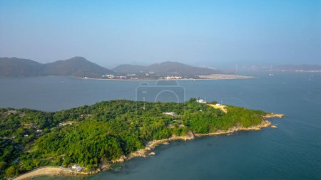 Téléchargez les photos : 6 janv. 2024 Beaux paysages de Peng Chau Island, Hong Kong - en image libre de droit