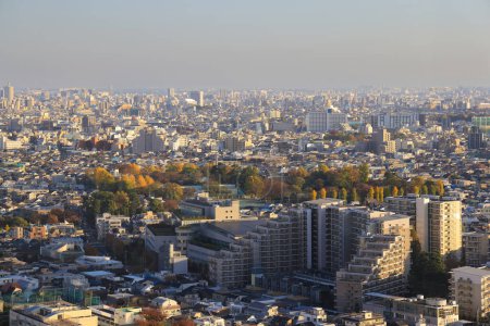 Foto de Nov 28 2023 horizonte de la ciudad al atardecer con paisajes panorámicos - Imagen libre de derechos