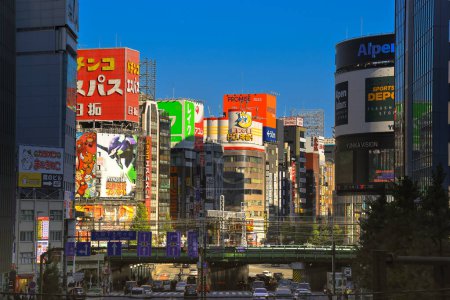 Photo for Nov 28 2023 a Shinjuku, Tokyo, Japan sightseeing district cityscape. - Royalty Free Image