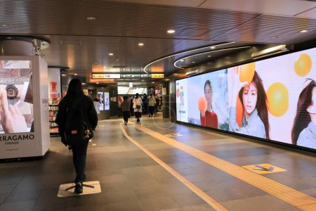 Photo for Nov 28 2023 Underground mall at Shinjuku, Tokyo, Japan - Royalty Free Image