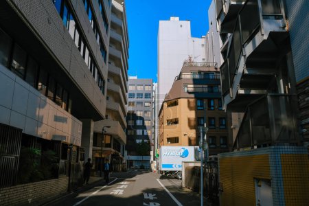 Téléchargez les photos : Le paysage urbain du shinjuku gyo en au Japon 28 nov.2023 - en image libre de droit