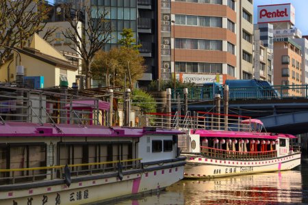 Téléchargez les photos : 27 nov. 2023 rivière Kandagawa, district de Nihombashi. Tokyo, Japon. - en image libre de droit