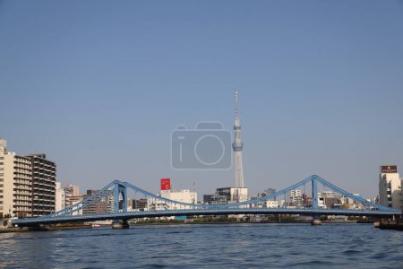 Téléchargez les photos : Le paysage Kiyosu bashi Bridge, Tokyo, Japon 27 Nov 2023 - en image libre de droit